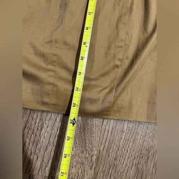 majorelle Double-Breasted khaki off shoulder Dress - Picture 9 of 10